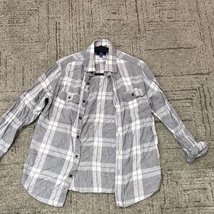 George Gray Plaid Button Down Shirt